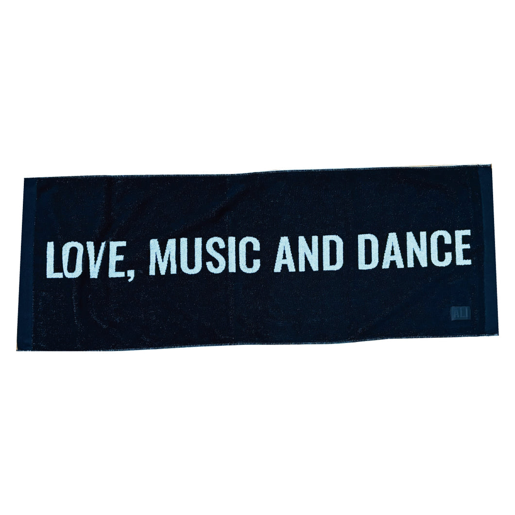 LOVE, MUSIC AND DANCE今治towel