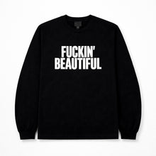Load image into Gallery viewer, FUCKIN' BEATIFUL Balck Crew Neck
