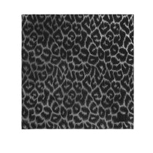 Load image into Gallery viewer, Leopard print black &amp; gray bandana
