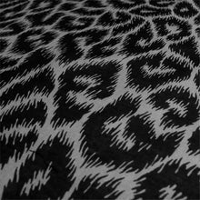 Load image into Gallery viewer, Leopard print black &amp; gray bandana
