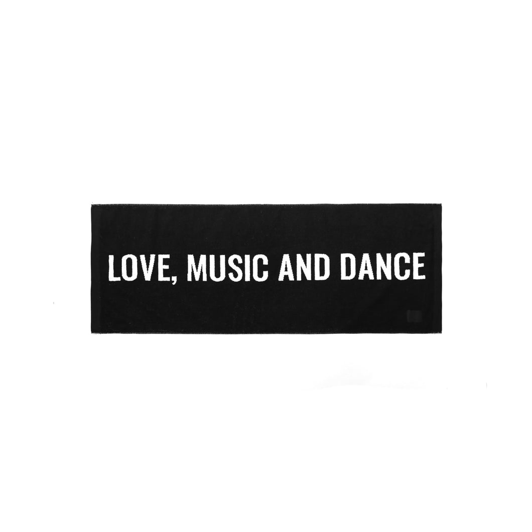 LOVE, MUSIC AND DANCE 今治Towel