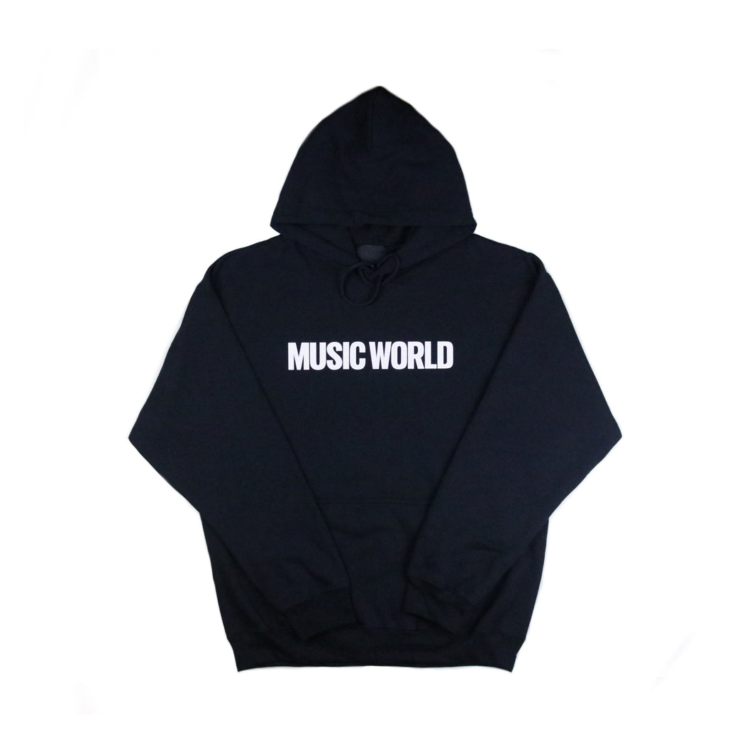 Black Logo Hoodie Music World