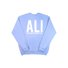 Load image into Gallery viewer, Music World Crew Neck Sweat Sky Blue
