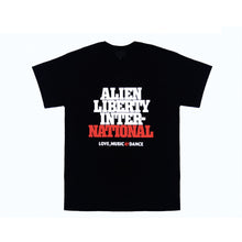 Load image into Gallery viewer, &quot;BLACK&quot; ALIEN LIBERTY INTERNATIONAL T-shirts

