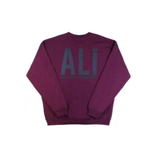 Load image into Gallery viewer, Music World Crew Neck Sweat Burgundy
