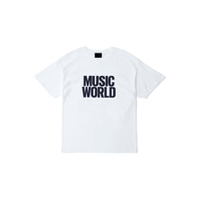 Load image into Gallery viewer, Music World T-shirt White
